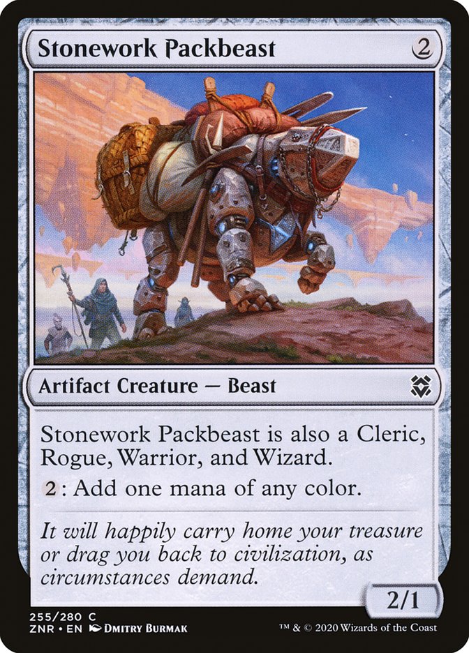 Stonework Packbeast [Zendikar Rising] | Fandemonia Ltd