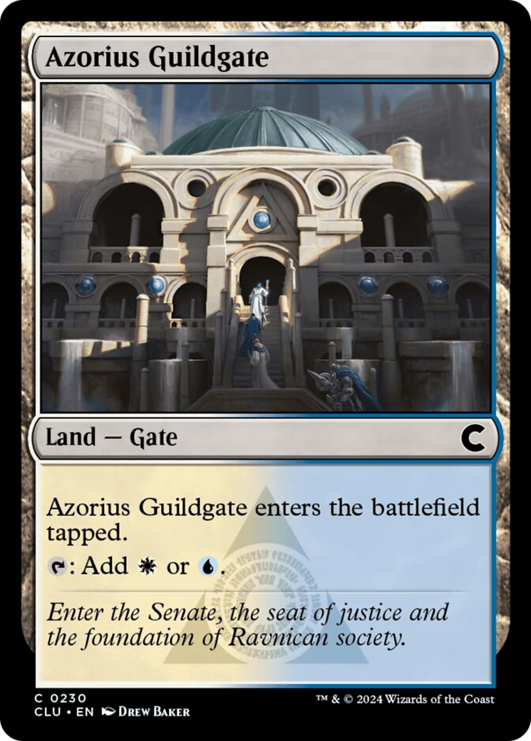 Azorius Guildgate [Ravnica: Clue Edition] | Fandemonia Ltd