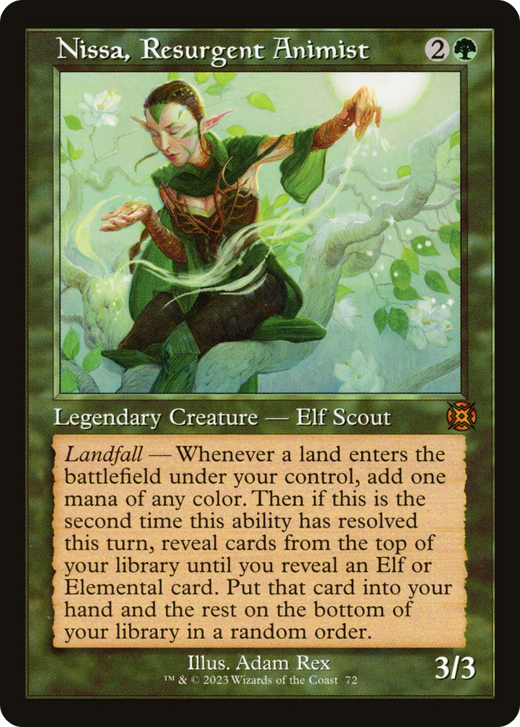 Nissa, Resurgent Animist (Retro) [March of the Machine: The Aftermath] | Fandemonia Ltd