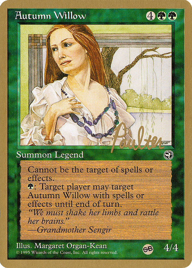 Autumn Willow (Preston Poulter) (SB) [Pro Tour Collector Set] | Fandemonia Ltd