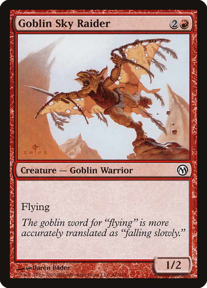 Goblin Sky Raider [Duels of the Planeswalkers] | Fandemonia Ltd