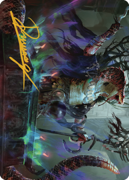 Sivriss, Nightmare Speaker Art Card (32) (Gold-Stamped Signature) [Commander Legends: Battle for Baldur's Gate Art Series] | Fandemonia Ltd