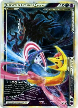 Darkrai & Cresselia LEGEND (99/102) (Jumbo Card) [HeartGold & SoulSilver: Triumphant] | Fandemonia Ltd