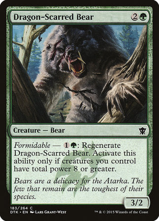 Dragon-Scarred Bear [Dragons of Tarkir] | Fandemonia Ltd