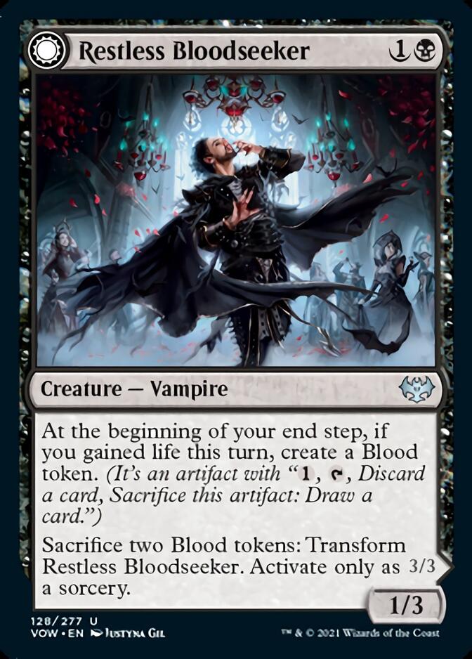 Restless Bloodseeker // Bloodsoaked Reveler [Innistrad: Crimson Vow] | Fandemonia Ltd