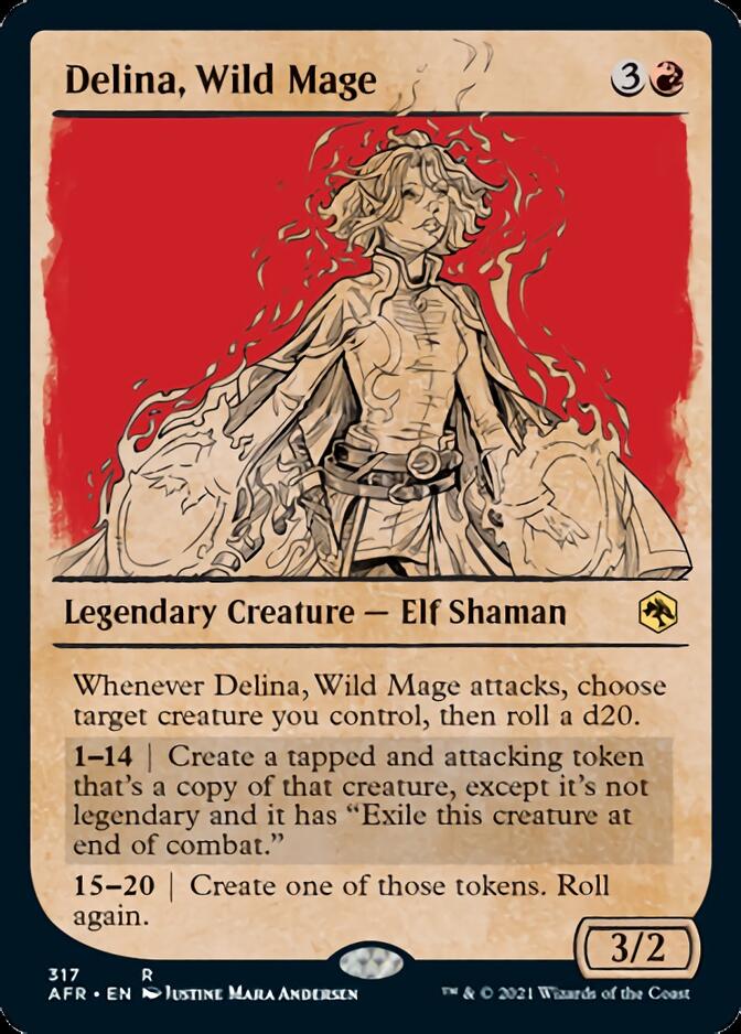 Delina, Wild Mage (Showcase) [Dungeons & Dragons: Adventures in the Forgotten Realms] | Fandemonia Ltd