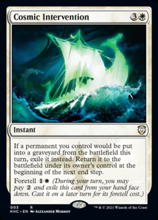 Cosmic Intervention [Kaldheim Commander] | Fandemonia Ltd
