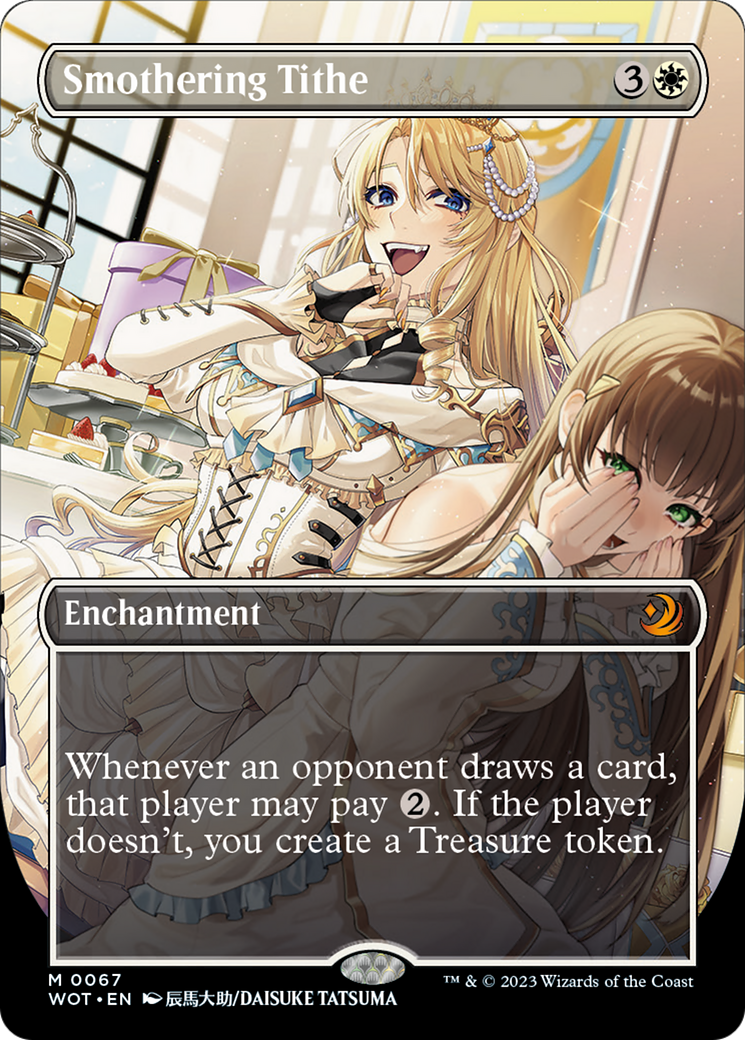 Smothering Tithe (Anime Borderless) [Wilds of Eldraine: Enchanting Tales] | Fandemonia Ltd