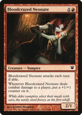 Bloodcrazed Neonate [Innistrad] | Fandemonia Ltd