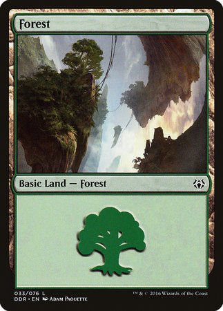 Forest (33) [Duel Decks: Nissa vs. Ob Nixilis] | Fandemonia Ltd