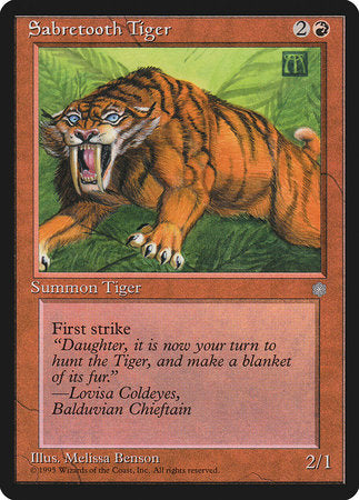 Sabretooth Tiger [Ice Age] | Fandemonia Ltd