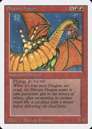 Shivan Dragon [Revised Edition] | Fandemonia Ltd