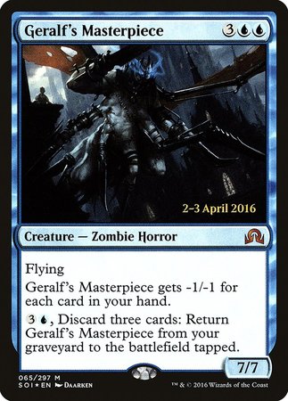 Geralf's Masterpiece [Shadows over Innistrad Promos] | Fandemonia Ltd