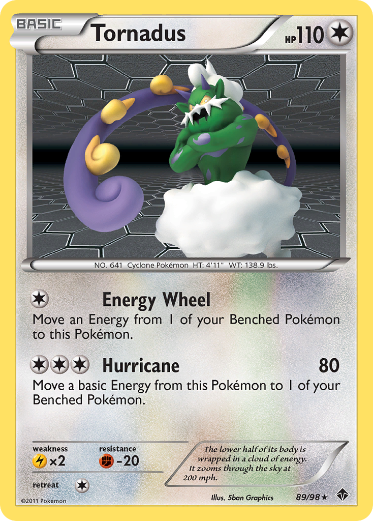 Tornadus (89/98) [Black & White: Emerging Powers] | Fandemonia Ltd