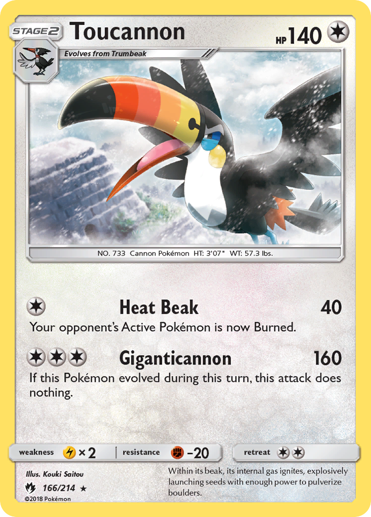 Toucannon (166/214) [Sun & Moon: Lost Thunder] | Fandemonia Ltd