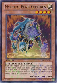 Mythical Beast Cerberus [BP02-EN042] Mosaic Rare | Fandemonia Ltd