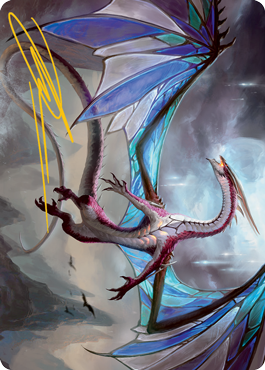 Moonveil Regent Art Card (Gold-Stamped Signature) [Innistrad: Midnight Hunt Art Series] | Fandemonia Ltd