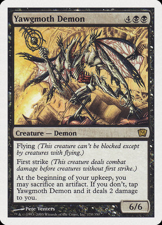Yawgmoth Demon [Ninth Edition] | Fandemonia Ltd