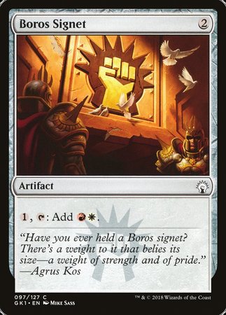 Boros Signet [GRN Guild Kit] | Fandemonia Ltd