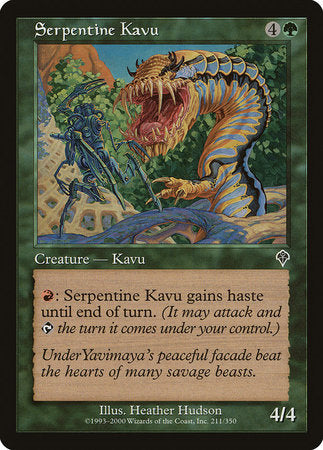 Serpentine Kavu [Invasion] | Fandemonia Ltd