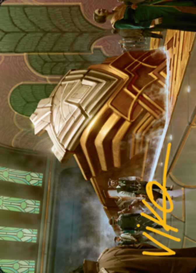 Capenna Express Art Card (Gold-Stamped Signature) [Streets of New Capenna Art Series] | Fandemonia Ltd