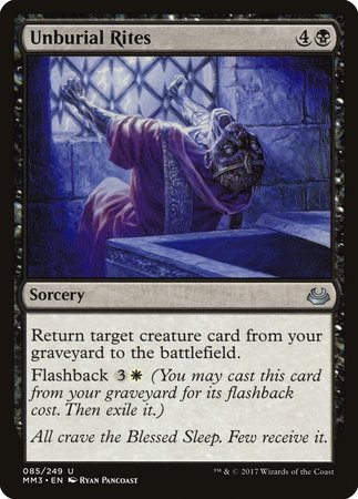 Unburial Rites [Modern Masters 2017] | Fandemonia Ltd