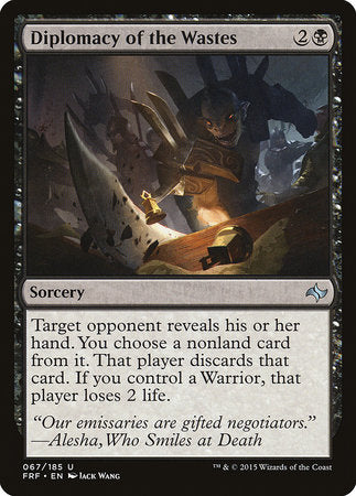 Diplomacy of the Wastes [Fate Reforged] | Fandemonia Ltd