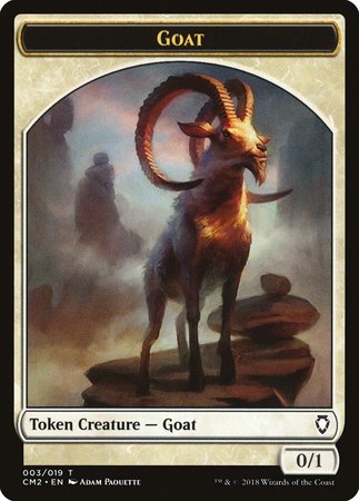Goat Token [Commander Anthology Volume II Tokens] | Fandemonia Ltd