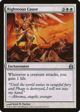 Righteous Cause [Commander 2011] | Fandemonia Ltd