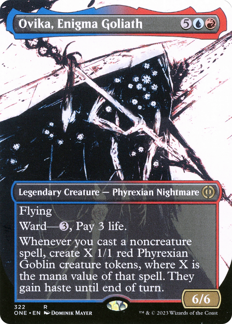 Ovika, Enigma Goliath (Borderless Ichor) [Phyrexia: All Will Be One] | Fandemonia Ltd