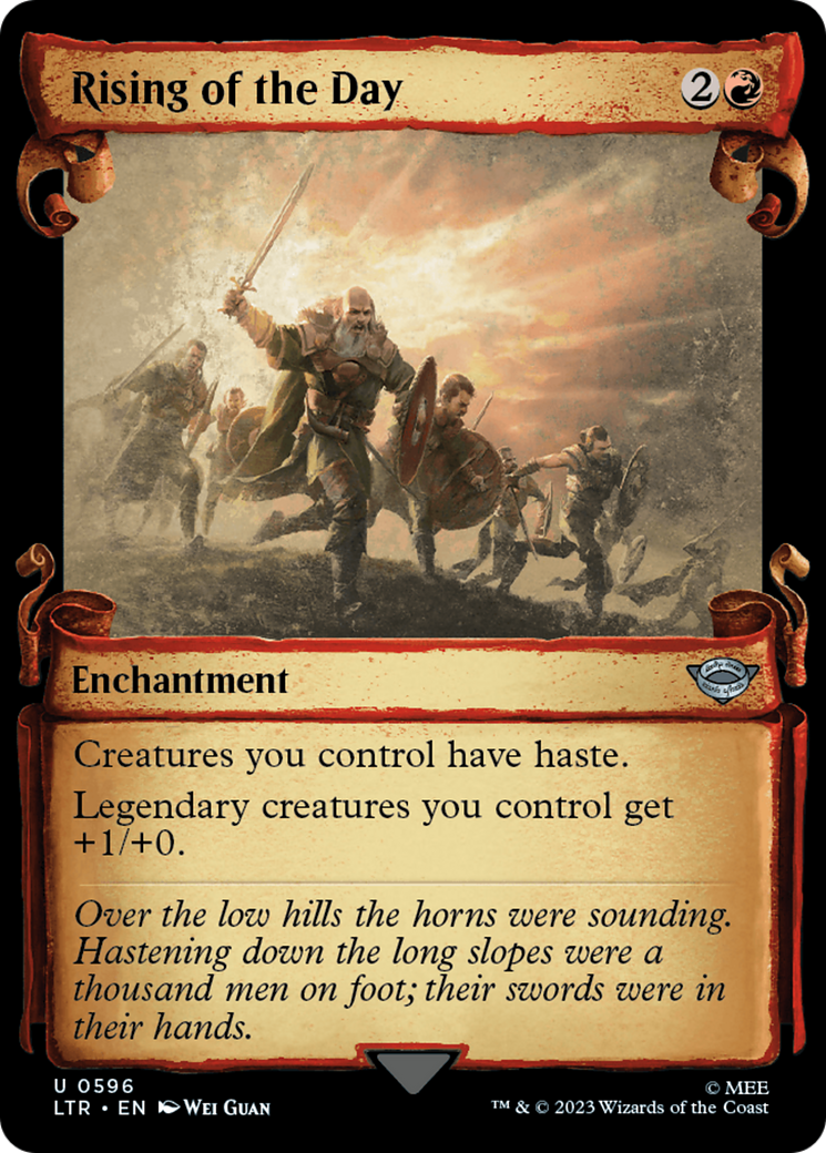 Rising of the Day [The Lord of the Rings: Tales of Middle-Earth Showcase Scrolls] | Fandemonia Ltd