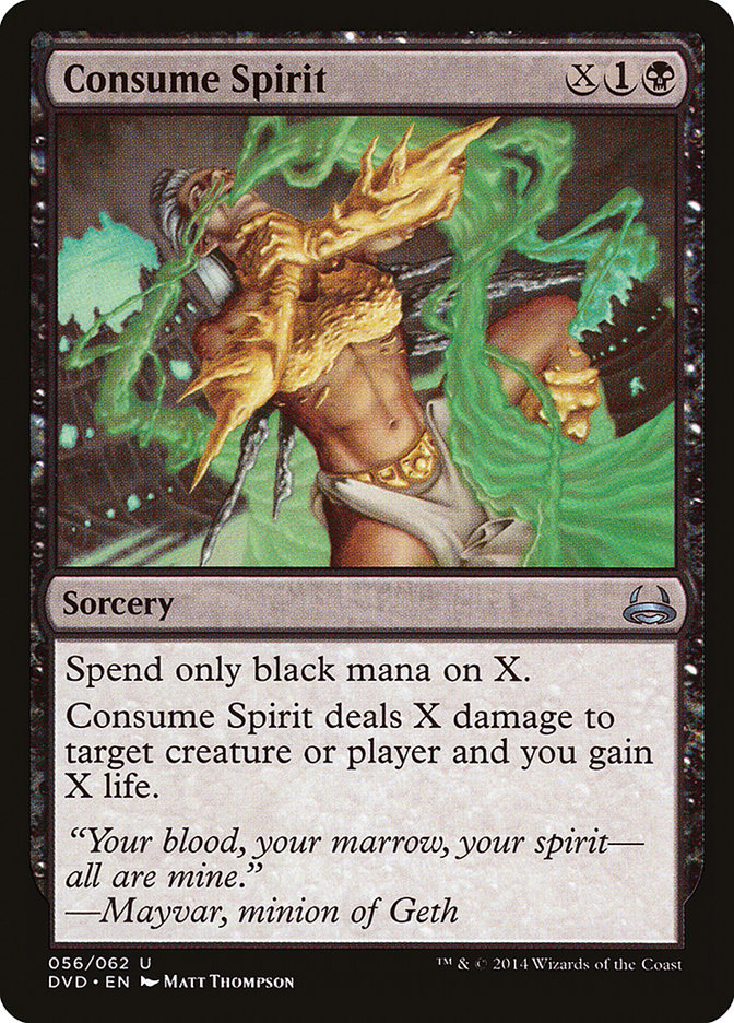Consume Spirit (Divine vs. Demonic) [Duel Decks Anthology] | Fandemonia Ltd