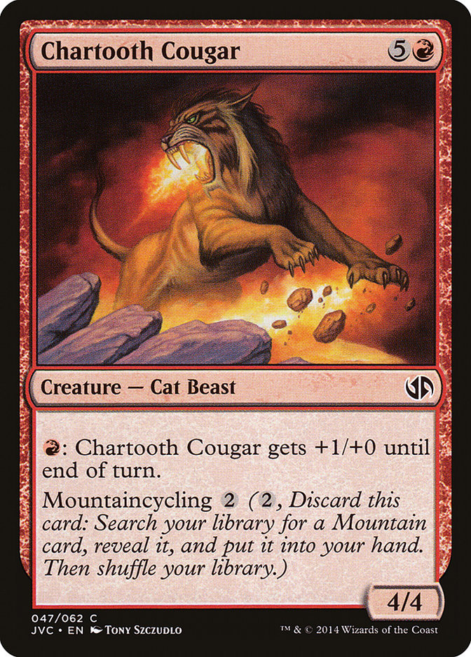 Chartooth Cougar [Duel Decks Anthology] | Fandemonia Ltd