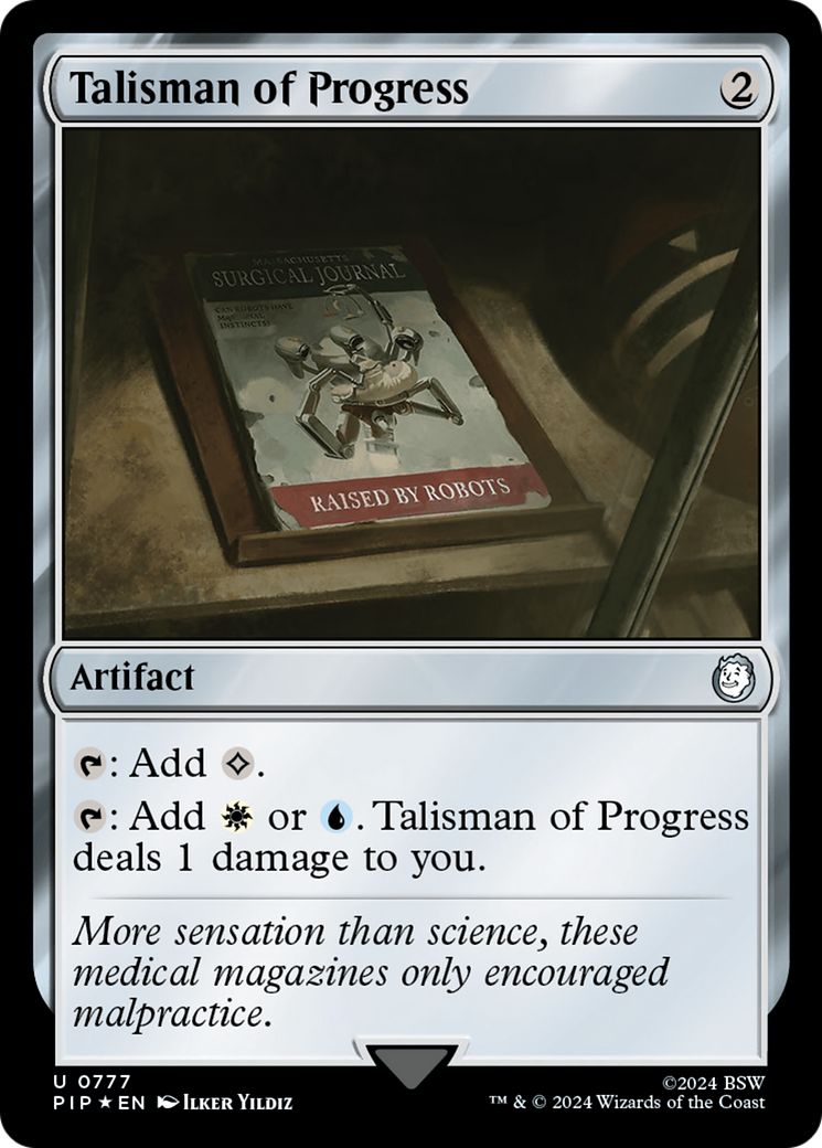 Talisman of Progress (Surge Foil) [Fallout] | Fandemonia Ltd
