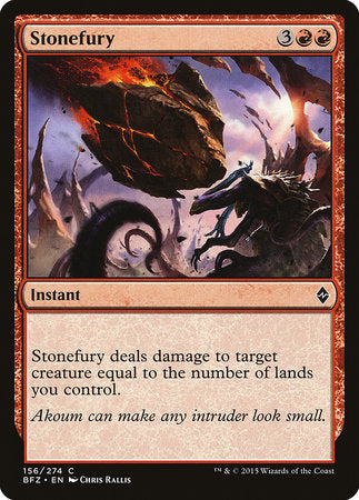 Stonefury [Battle for Zendikar] | Fandemonia Ltd