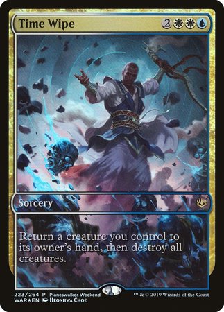 Time Wipe [War of the Spark Promos] | Fandemonia Ltd