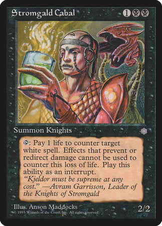 Stromgald Cabal [Ice Age] | Fandemonia Ltd