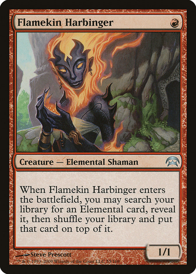 Flamekin Harbinger [Planechase] | Fandemonia Ltd
