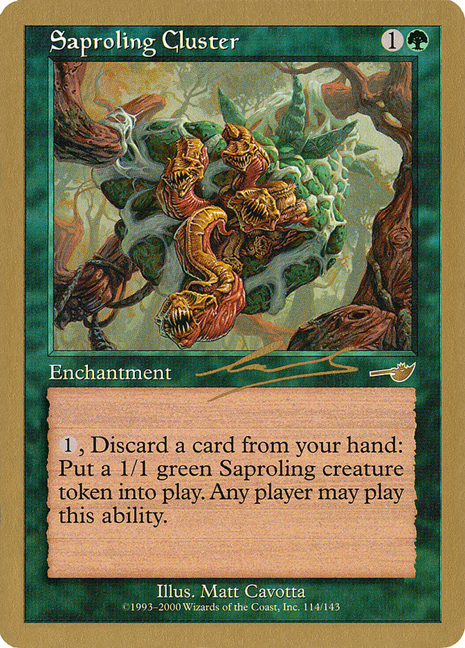 Saproling Cluster (Nicolas Labarre) [World Championship Decks 2000] | Fandemonia Ltd