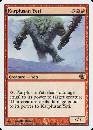 Karplusan Yeti [Ninth Edition] | Fandemonia Ltd