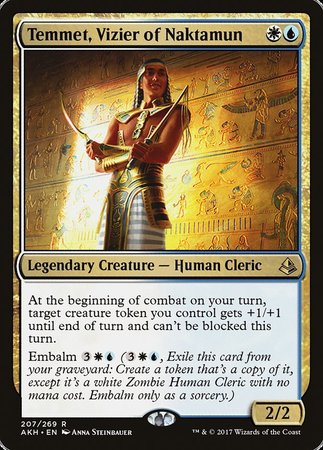 Temmet, Vizier of Naktamun [Amonkhet] | Fandemonia Ltd