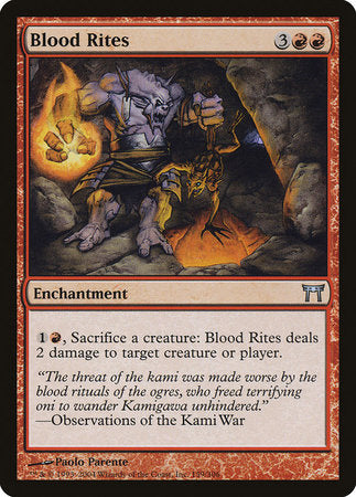 Blood Rites [Champions of Kamigawa] | Fandemonia Ltd