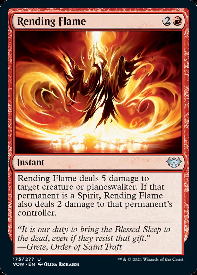 Rending Flame [Innistrad: Crimson Vow] | Fandemonia Ltd