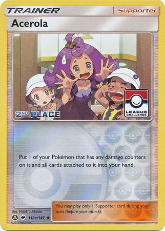 Acerola (112a/147) (League Promo 2nd Place) [Sun & Moon: Burning Shadows] | Fandemonia Ltd