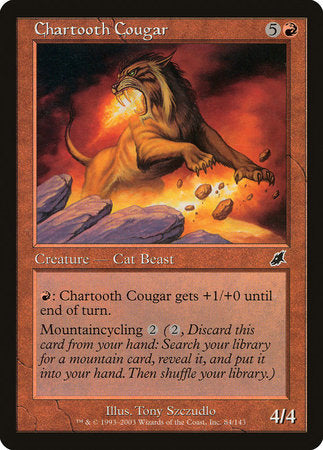 Chartooth Cougar [Scourge] | Fandemonia Ltd