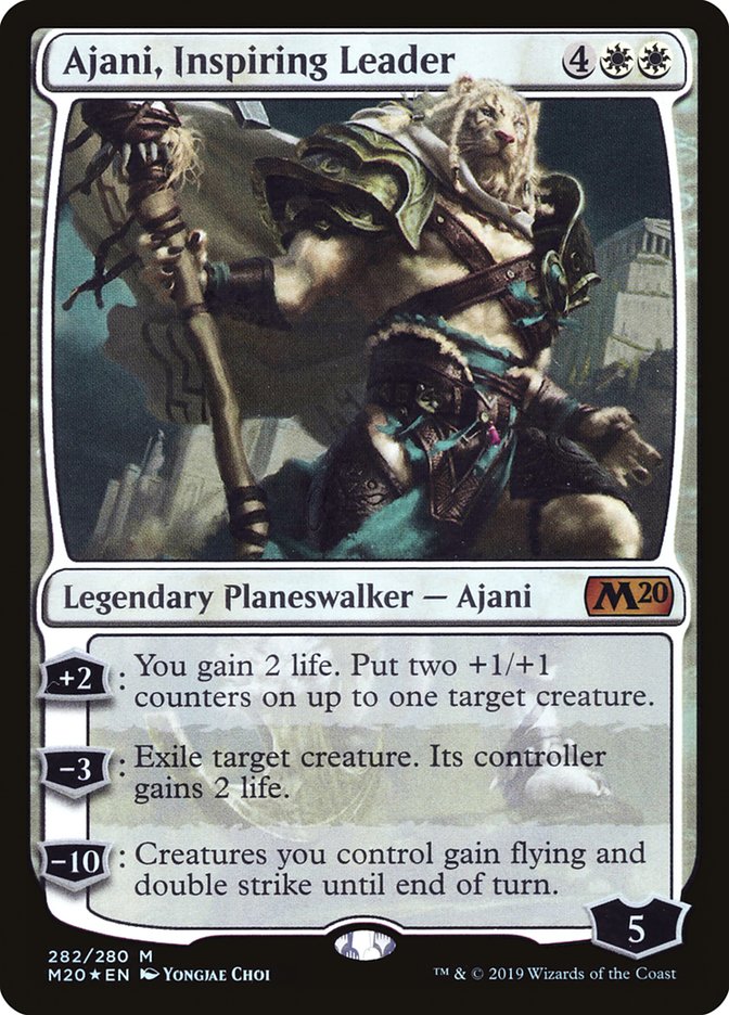 Ajani, Inspiring Leader [Core Set 2020] | Fandemonia Ltd