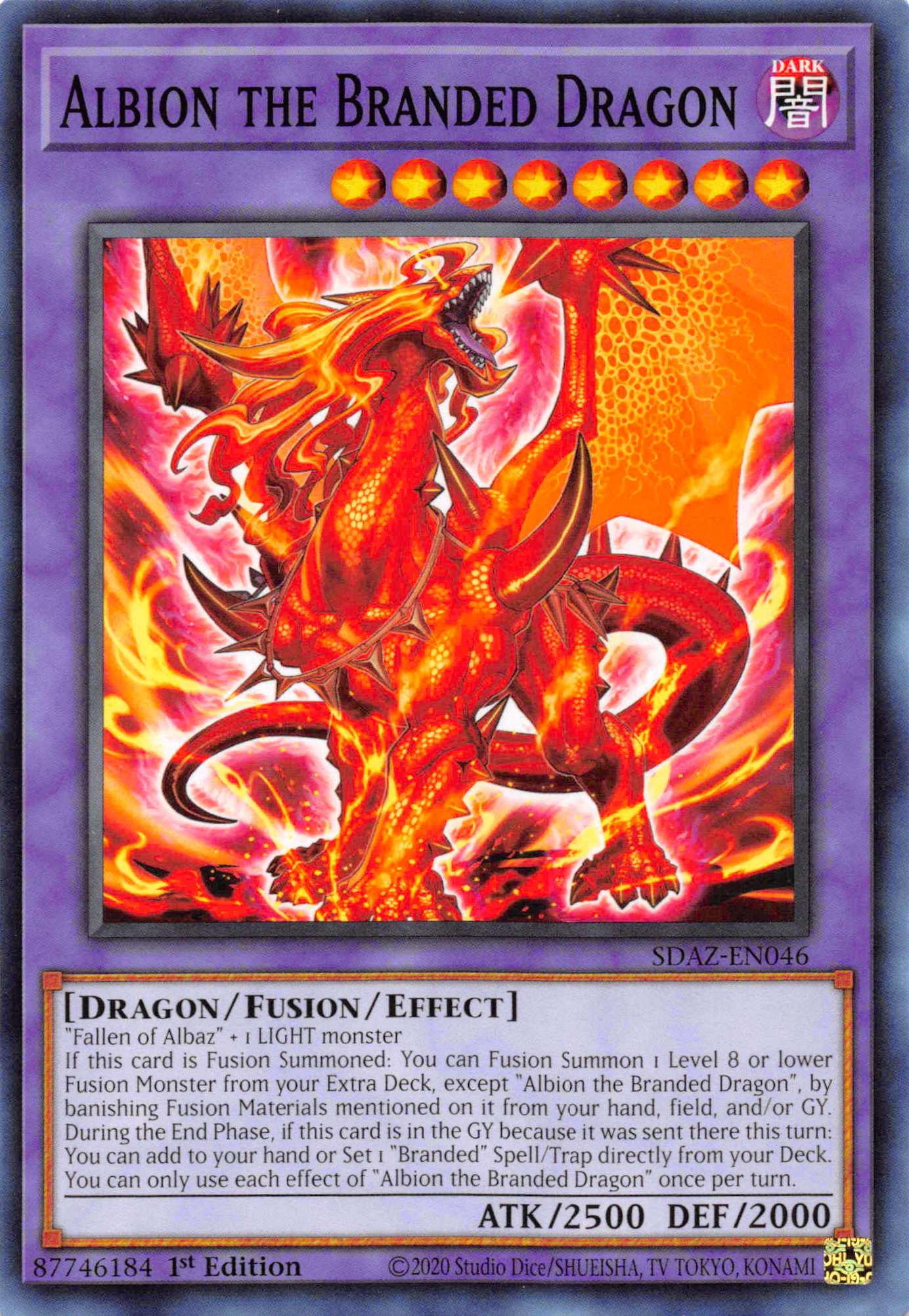 Albion the Branded Dragon [SDAZ-EN046] Common | Fandemonia Ltd