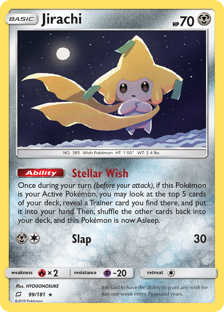 Jirachi (99/181) [Sun & Moon: Team Up] | Fandemonia Ltd