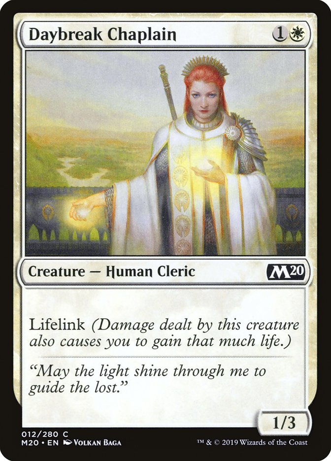 Daybreak Chaplain [Core Set 2020] | Fandemonia Ltd
