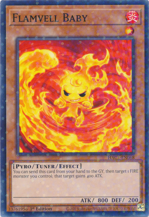 Flamvell Baby (Duel Terminal) [HAC1-EN068] Common | Fandemonia Ltd